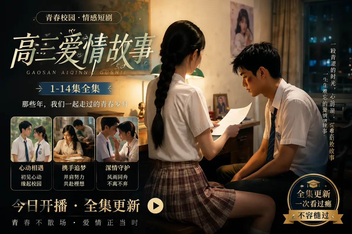 《高三爱情故事》if篇蓝光修复中字版-黄果魔改AI短剧-免费在线观看-《高三爱情故事》完整版资源下载